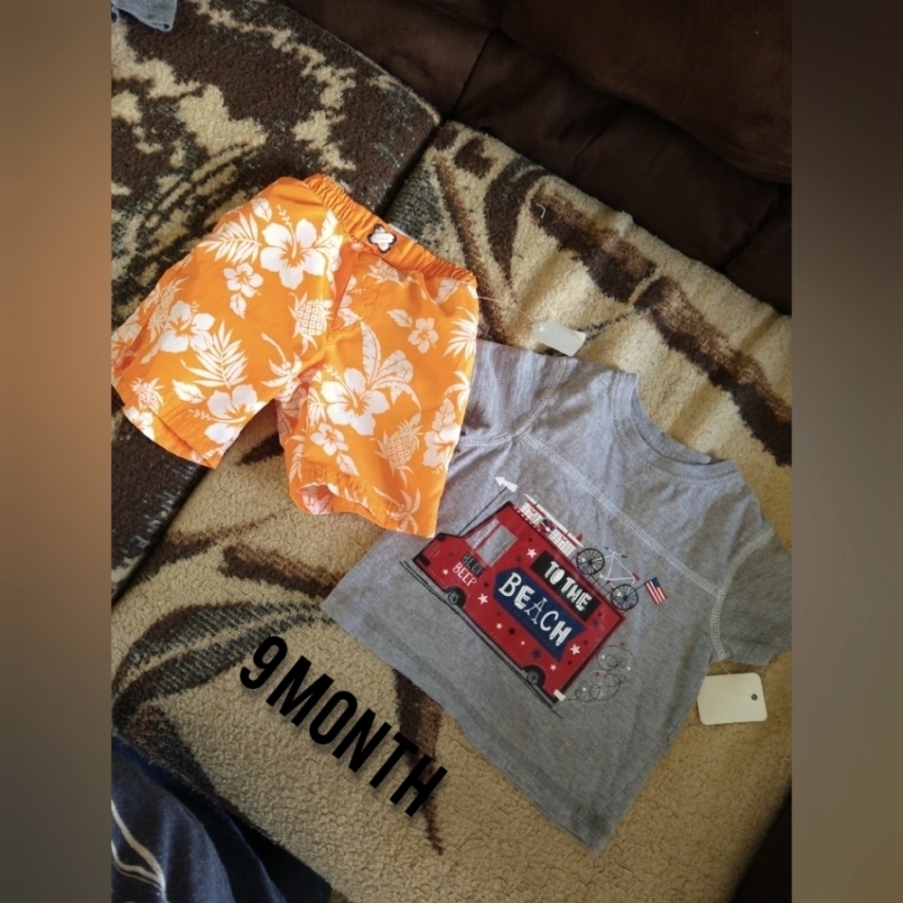 9 Month Summer Baby Boy Bundle Lot